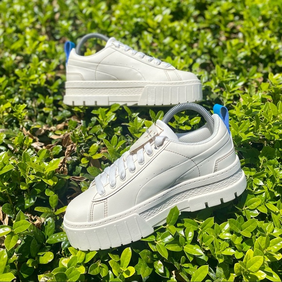 Puma Mayze Infuse Tan Lifestyle Platform Sneakers - Picture 6 of 10